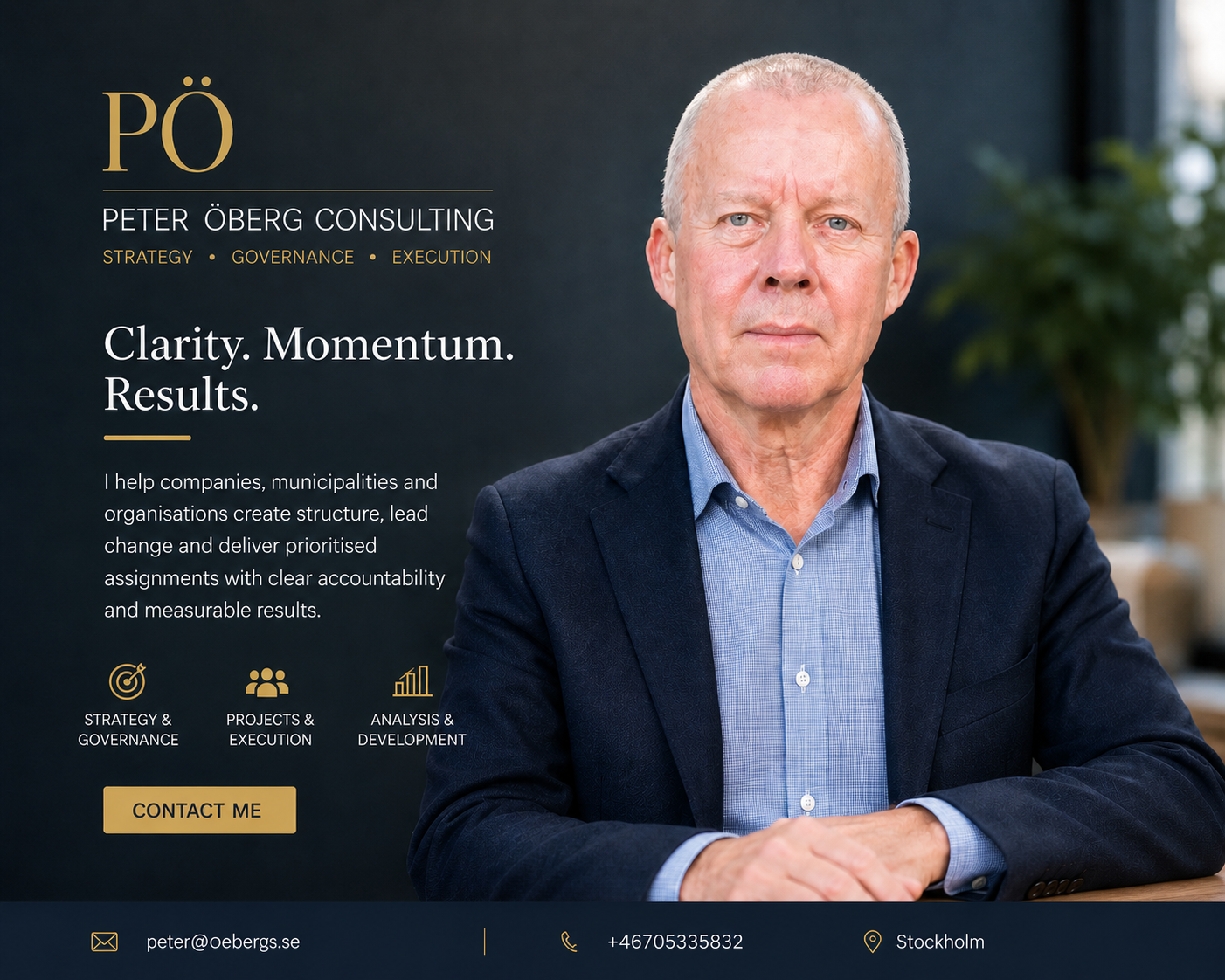 Peter Öberg Consulting – strategy, governance and execution